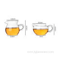 borosilicate glass teapot warmer set for office